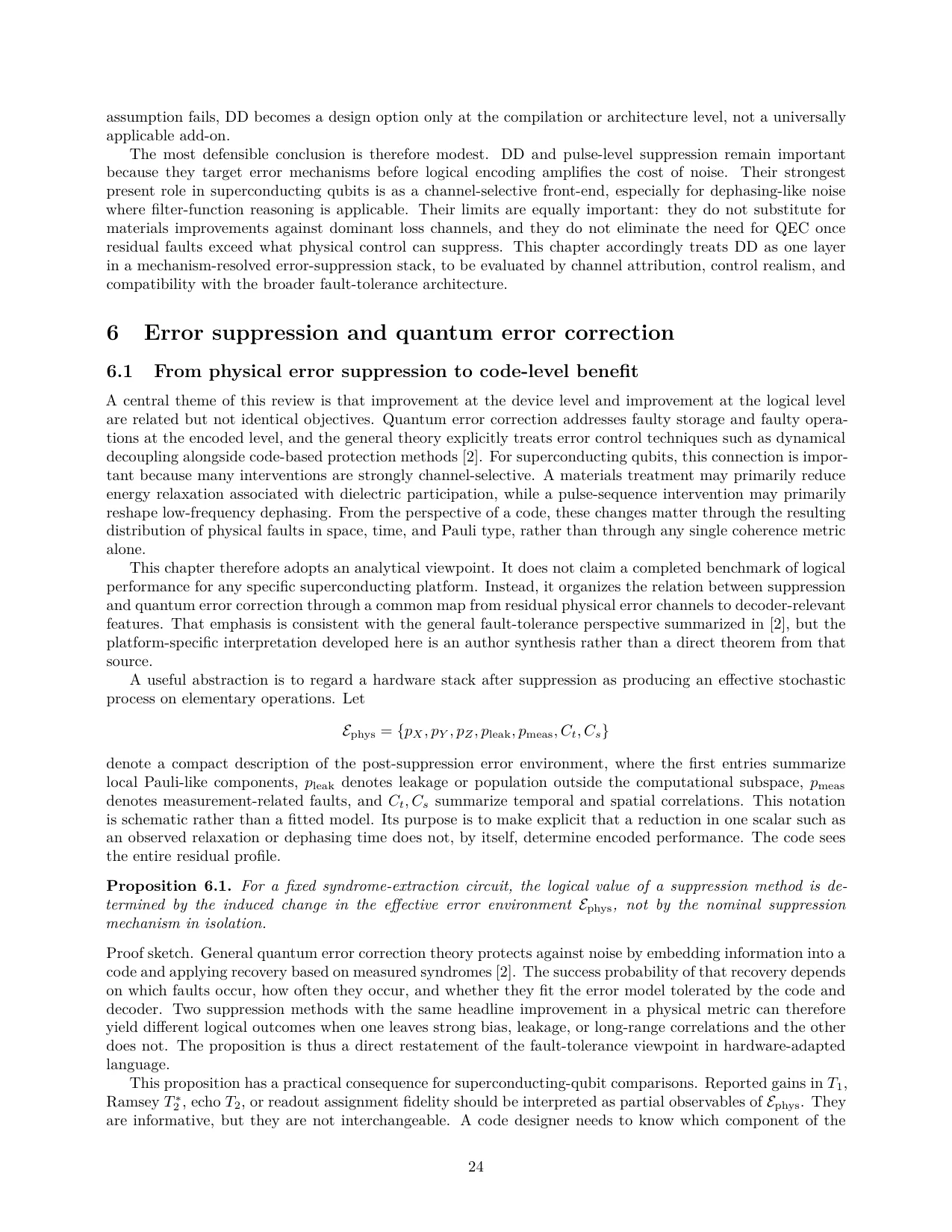 Later chapter page from the cleaned superconducting-qubit review.